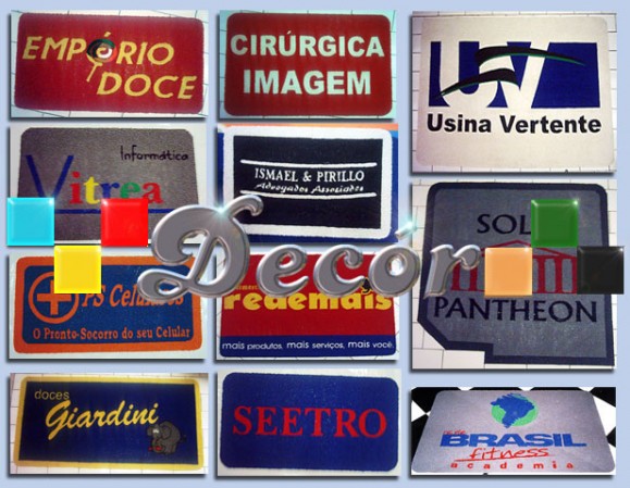 Capachos personalizados comerciais e residênciais.