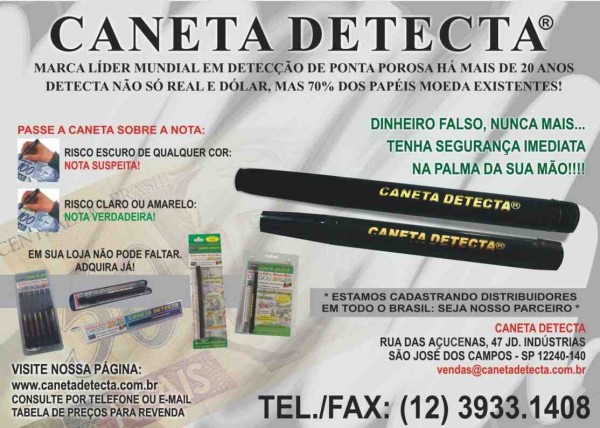 Detector de dinheiro Falso, Caneta Detecta, testa notas falsas !!!