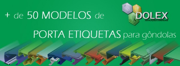 Fabricamos todos os Modelos de Porta Etiquetas para Gôndolas de Aço