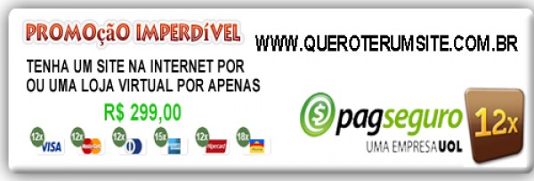 web site por apenas 299