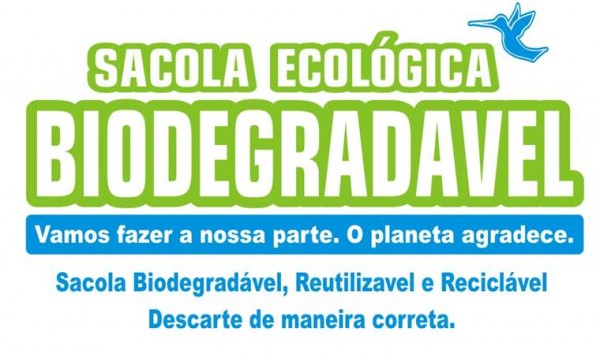 Sacola Biodegradável - 1.000 un