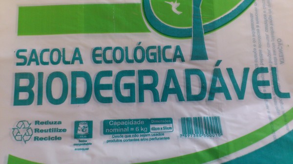 Sacola Biodegradável - 1.000 un