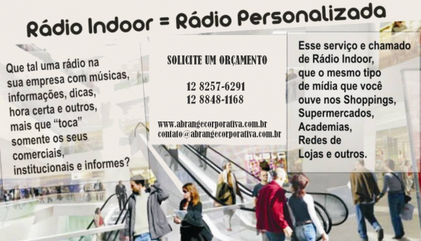 Rádio Interna para Rede de Lojas / Som ambiente