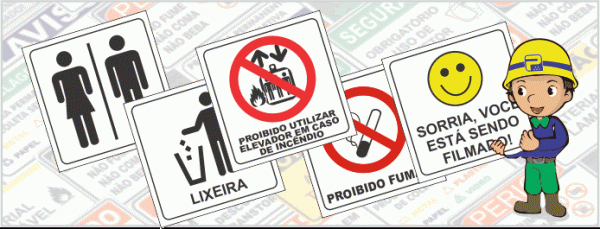 Placas de Identificação e Sinalização